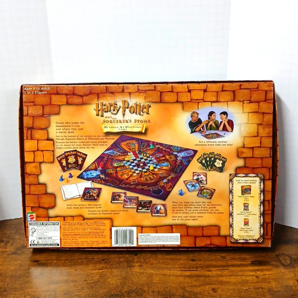Harry Potter Sorcerers Stone Mystery At Hogwarts Game by Mattel, COMPLETE - Picture 2 of 7